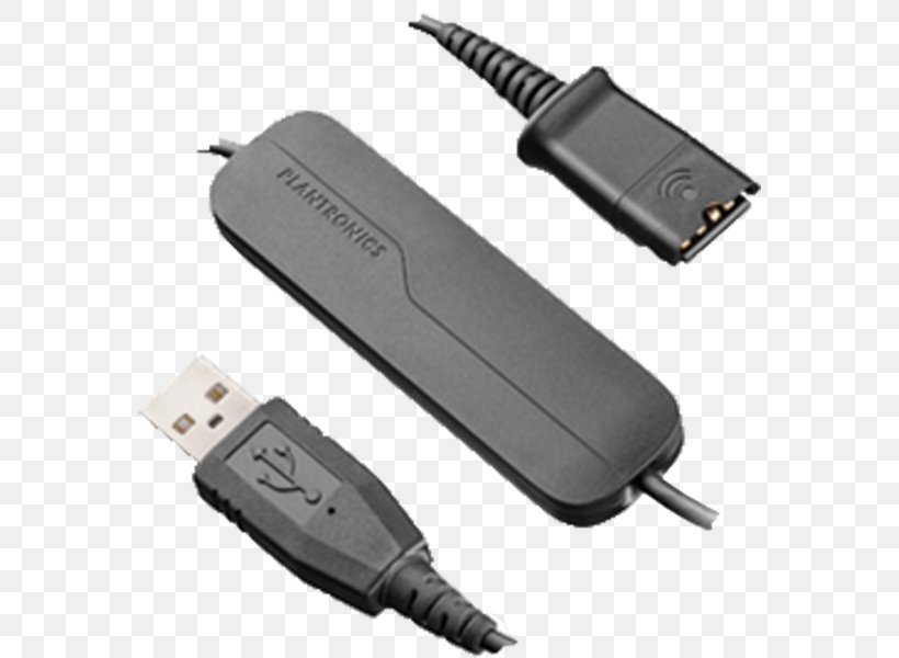 AC Adapter Plantronics DA40 Headset, PNG, 568x600px, Ac Adapter, Adapter, Battery Charger, Cable, Computer Component Download Free