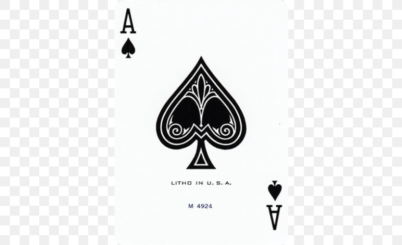 Ace Of Spades Bicycle Playing Cards, PNG, 500x500px, Ace Of Spades, Ace, Bicycle, Bicycle Playing Cards, Black And White Download Free