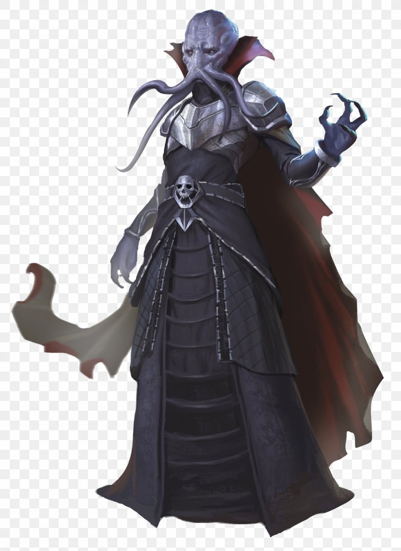 Dungeons & Dragons Pathfinder Roleplaying Game Player's Handbook Illithid, PNG, 1000x1375px, Dungeons Dragons, Action Figure, Costume, Costume Design, D20 System Download Free