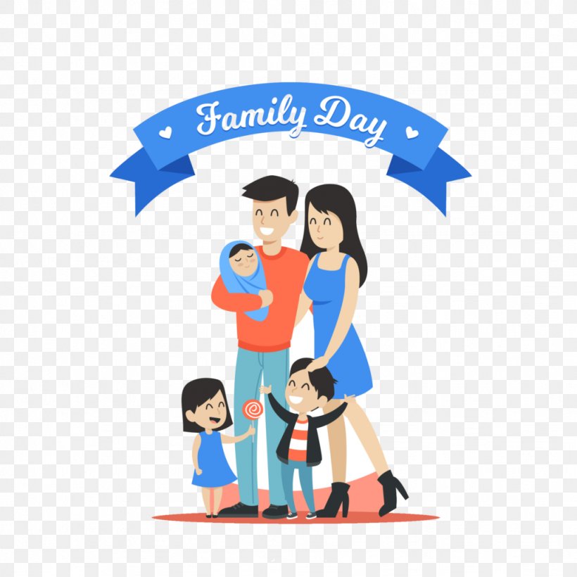 Father's Day Family Day Clip Art Vector Graphics, PNG, 1024x1024px, Family Day, Area, Cartoon, Child, Communication Download Free