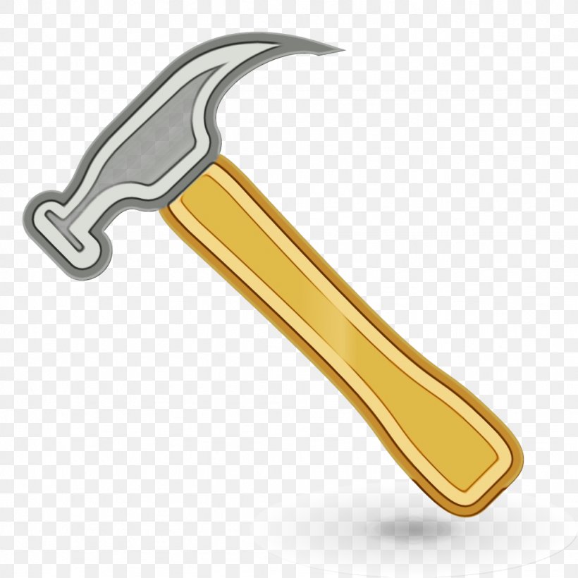 Hammer Cartoon, PNG, 1024x1024px, Watercolor, Claw Hammer, Hammer, Paint, Tool Download Free
