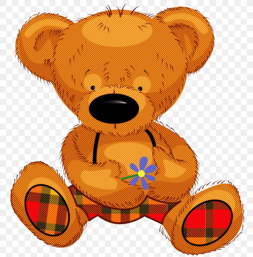 Teddy Bear, PNG, 2952x3000px, Teddy Bear, Baby Toys, Bear, Cartoon, Orange Download Free