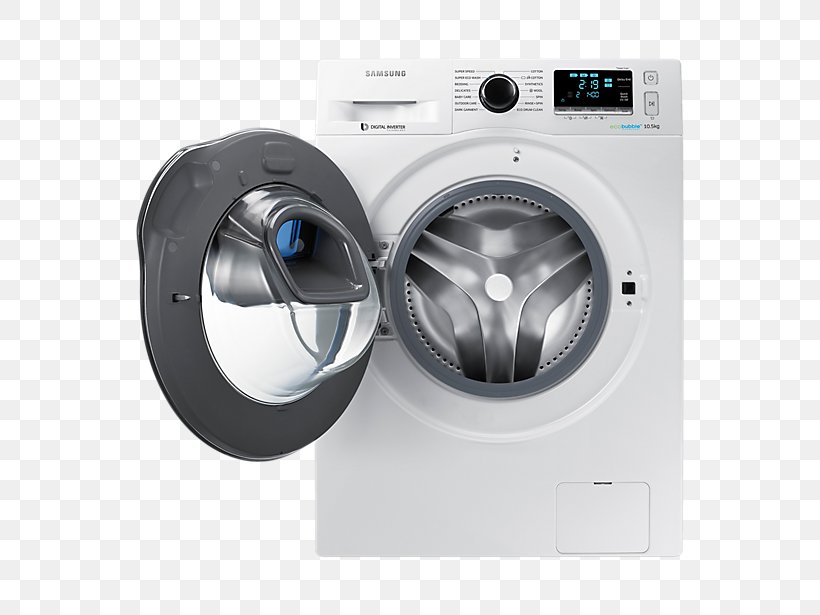 Washing Machines Samsung Home Appliance Refrigerator, PNG, 802x615px, Washing Machines, Clothes Dryer, Combo Washer Dryer, Home Appliance, Laundry Download Free