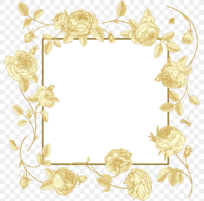 Beach Rose Picture Frame, PNG, 788x809px, Beach Rose, Cartoon, Film Frame, Picture Frame, Rose Download Free
