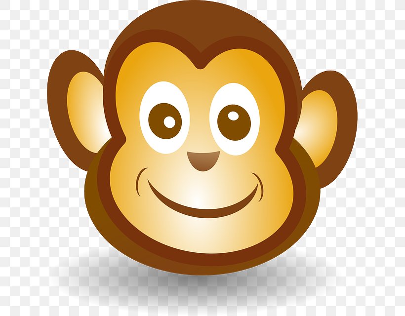 Clip Art Vector Graphics Openclipart Image Monkey, PNG, 629x640px, Monkey, Cartoon, Face, Mammal, Primate Download Free