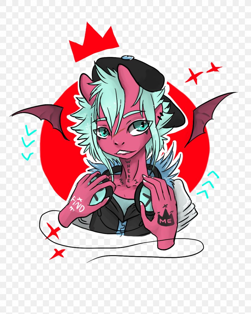 Demon Legendary Creature RED.M Clip Art, PNG, 1024x1280px, Watercolor, Cartoon, Flower, Frame, Heart Download Free
