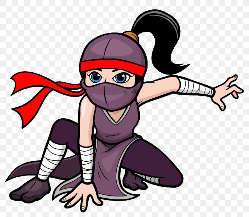 Ninja Girls Royalty-free, PNG, 1000x875px, Watercolor, Cartoon, Flower, Frame, Heart Download Free