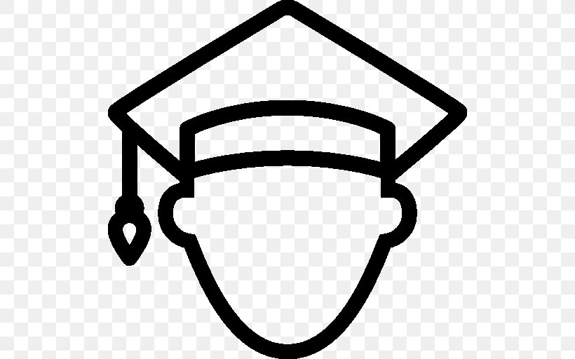 Student Icon Design, PNG, 512x512px, Student, Black And White, Desktop Environment, Headgear, Icon Design Download Free
