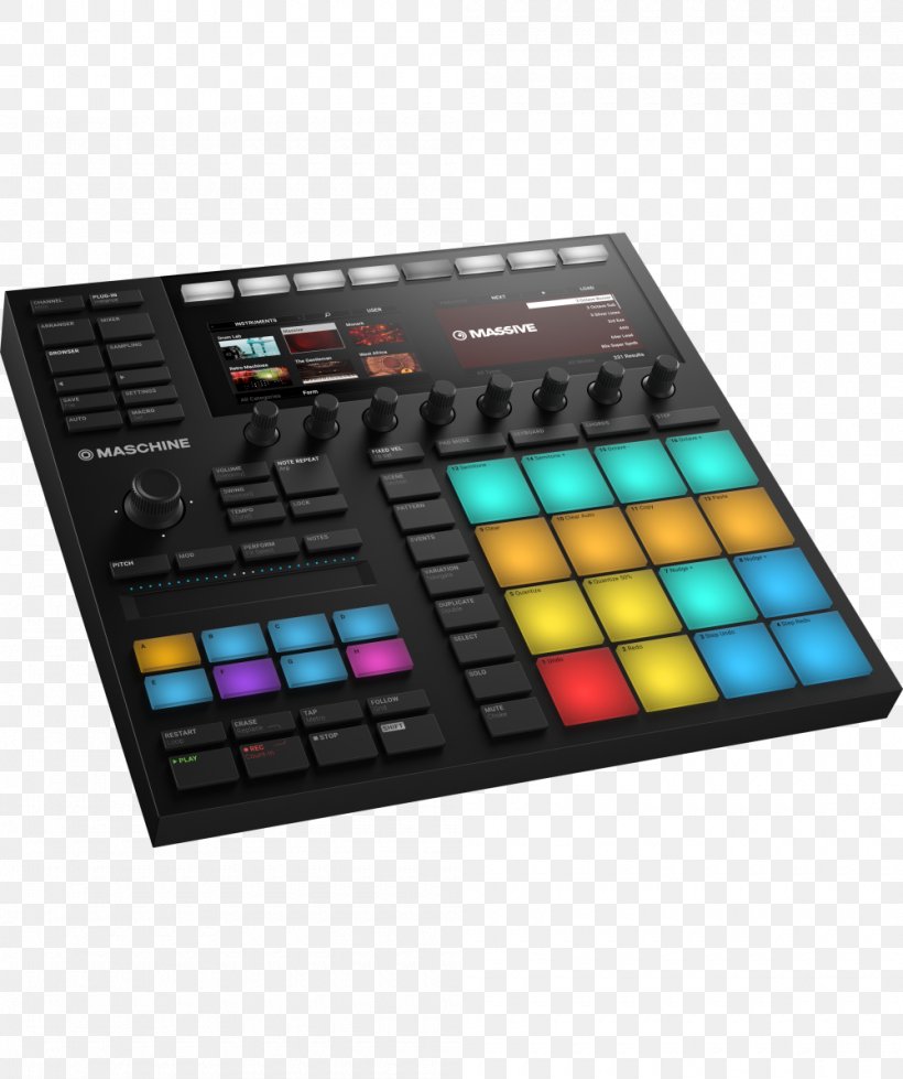 Maschine Native Instruments Musical Instruments Sam Ash, PNG, 1000x1194px, Watercolor, Cartoon, Flower, Frame, Heart Download Free
