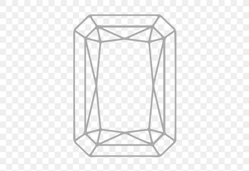 Shape Diamond Cut Gemstone Emerald Engagement Ring, PNG, 638x563px, Shape, Area, Black And White, Brilliant, Diamond Download Free
