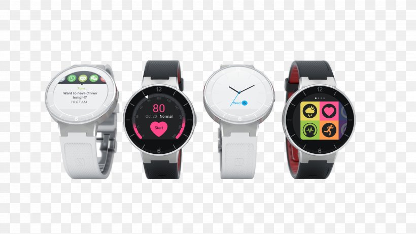Smartwatch Alcatel Mobile The International Consumer Electronics Show Android, PNG, 3500x1969px, Smartwatch, Alcatel Mobile, Alcatel One Touch, Android, Apple Watch Download Free