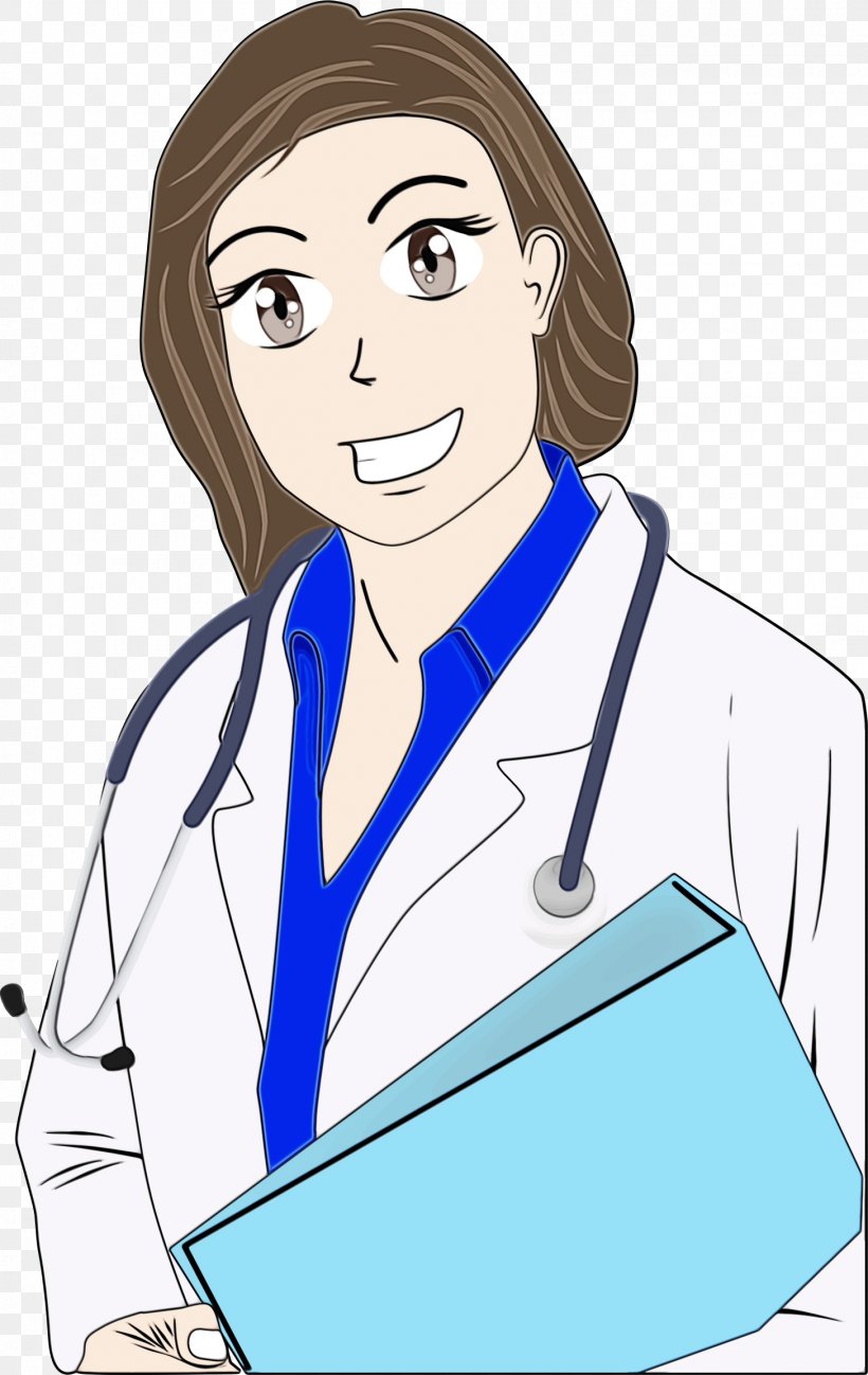 Stethoscope, PNG, 1457x2307px, Watercolor, Cartoon, Health Care Provider, Job, Medical Assistant Download Free