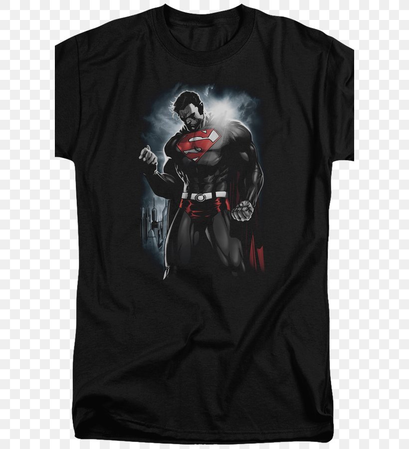 T-shirt Superman Hoodie Top Comics, PNG, 600x900px, Tshirt, Batman V Superman Dawn Of Justice, Black, Brand, Clothing Download Free