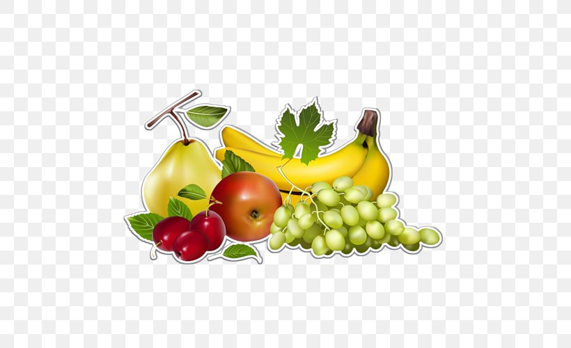 Vegetable Fruit Banana Grape, PNG, 500x500px, Vegetable, Apple, Banana, Diet Food, Food Download Free