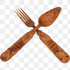 Fork - Cutlery Wooden Spoon Fork PNG