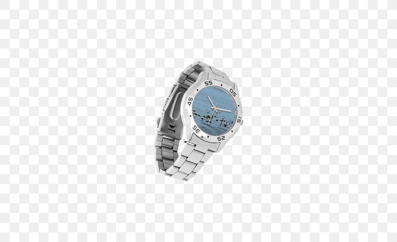 Silver Watch Strap Analog Watch, PNG, 500x500px, Silver, Analog Watch, Brand, Clothing Accessories, Metal Download Free