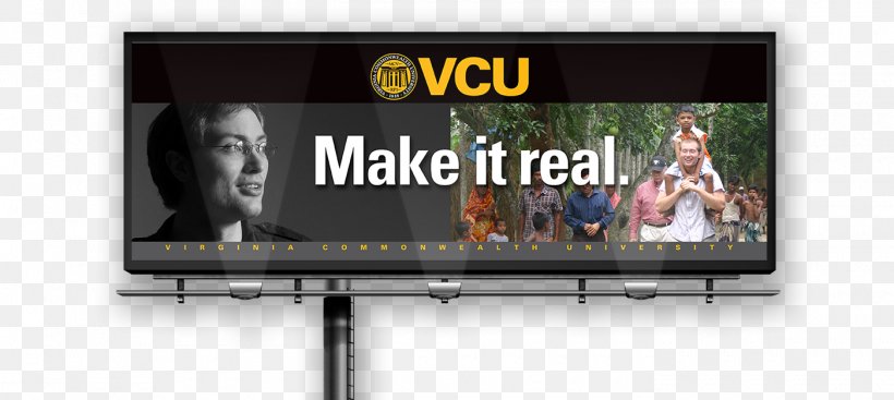 Virginia Commonwealth University Billboard Learning Advertising, PNG, 1400x628px, Virginia Commonwealth University, Advertising, Billboard, Brand, College Download Free