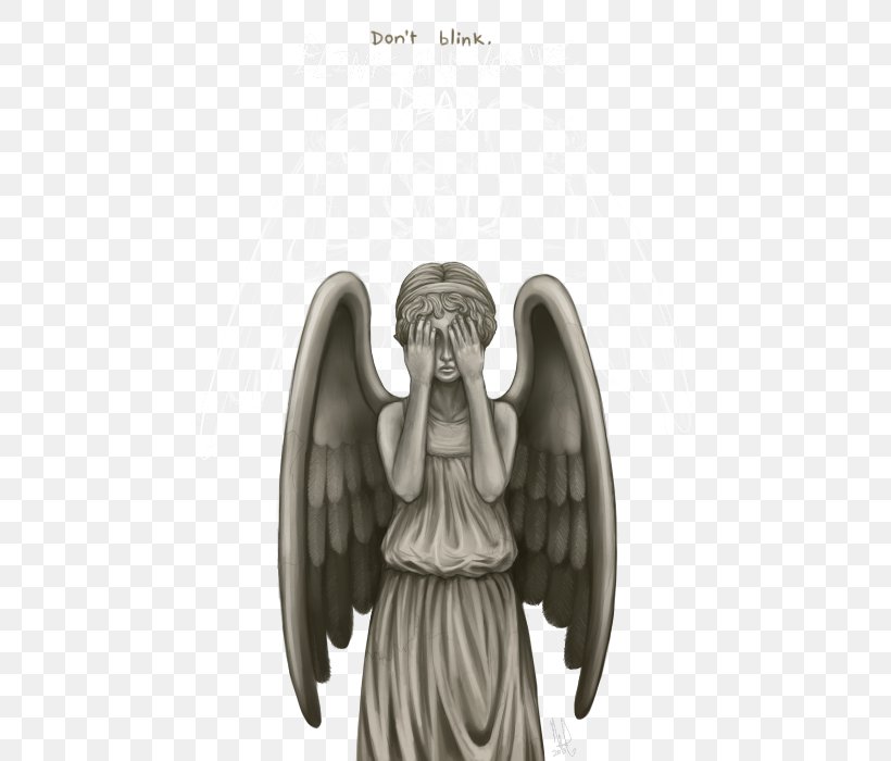 First Doctor Weeping Angel Blink Statue, PNG, 500x700px, First Doctor, Angel, Art, Blink, Classical Sculpture Download Free