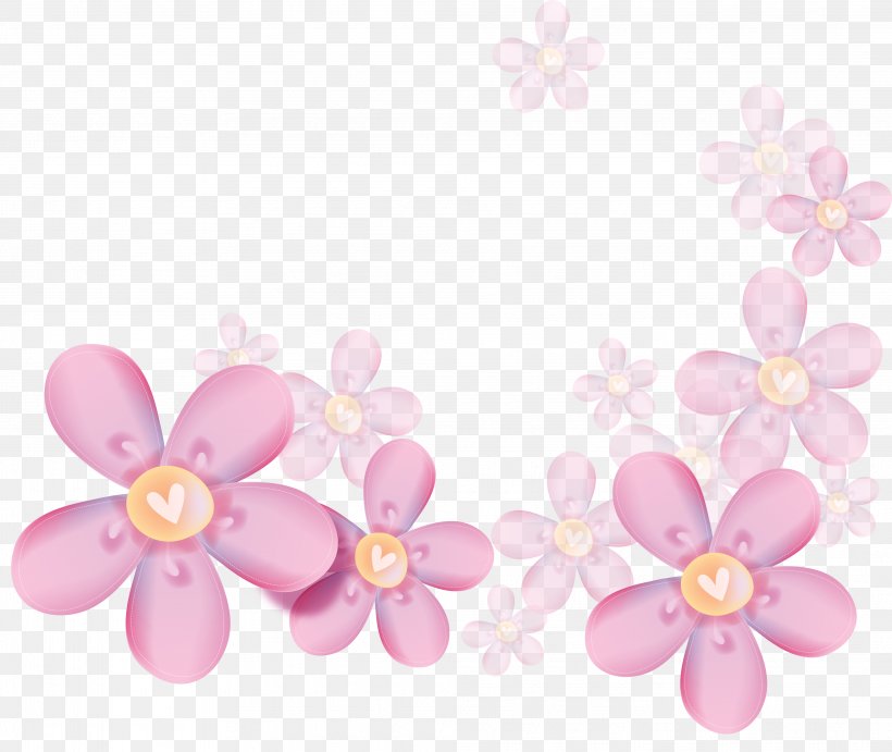 Flower Pink Clip Art, PNG, 4044x3409px, Flower, Adobe Premiere Pro, Blossom, Cherry Blossom, Color Download Free