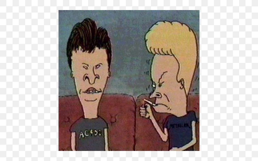 Beavis And Butt-Head In Virtual Stupidity Beavis And Butt-Head In Virtual Stupidity Cartoon Animation, PNG, 512x512px, Watercolor, Cartoon, Flower, Frame, Heart Download Free