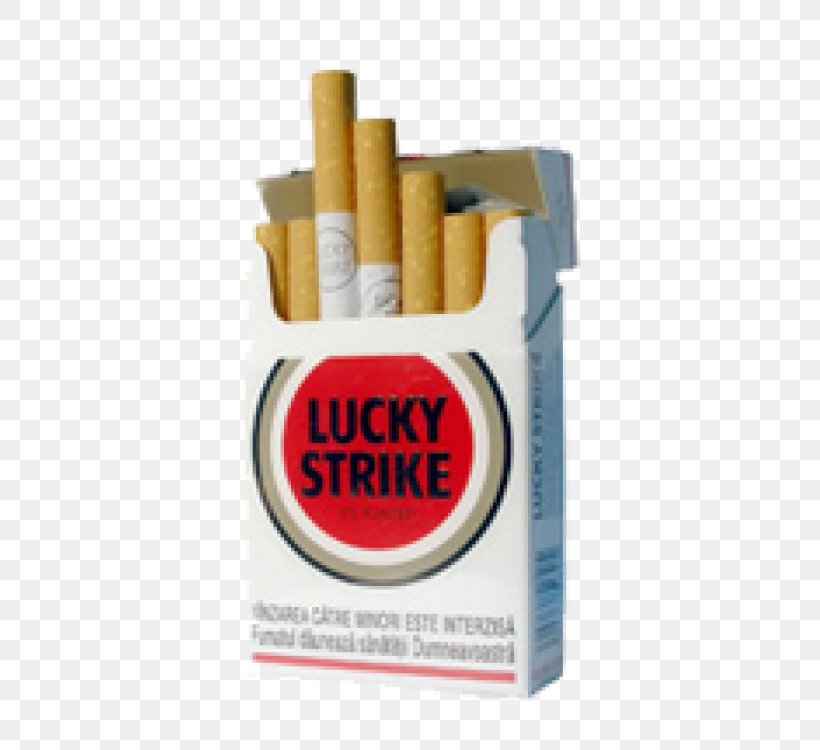 Lucky Strike Cigarette Tobacco Pall Mall Duty Free Shop, PNG, 750x750px