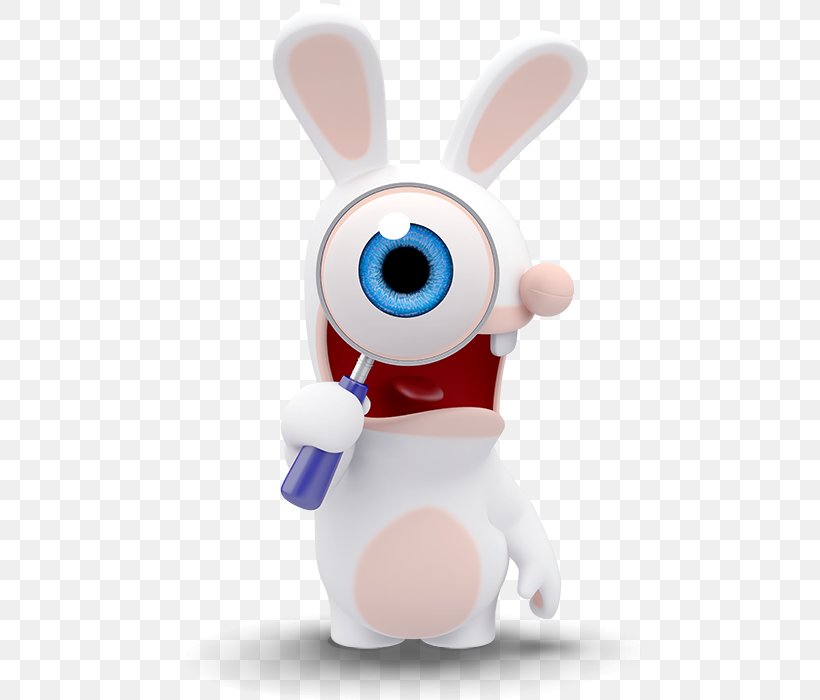 Rabbit Easter Bunny Raving Rabbids Animated Cartoon, PNG, 462x700px, Rabbit, Animated Cartoon, Easter, Easter Bunny, Figurine Download Free