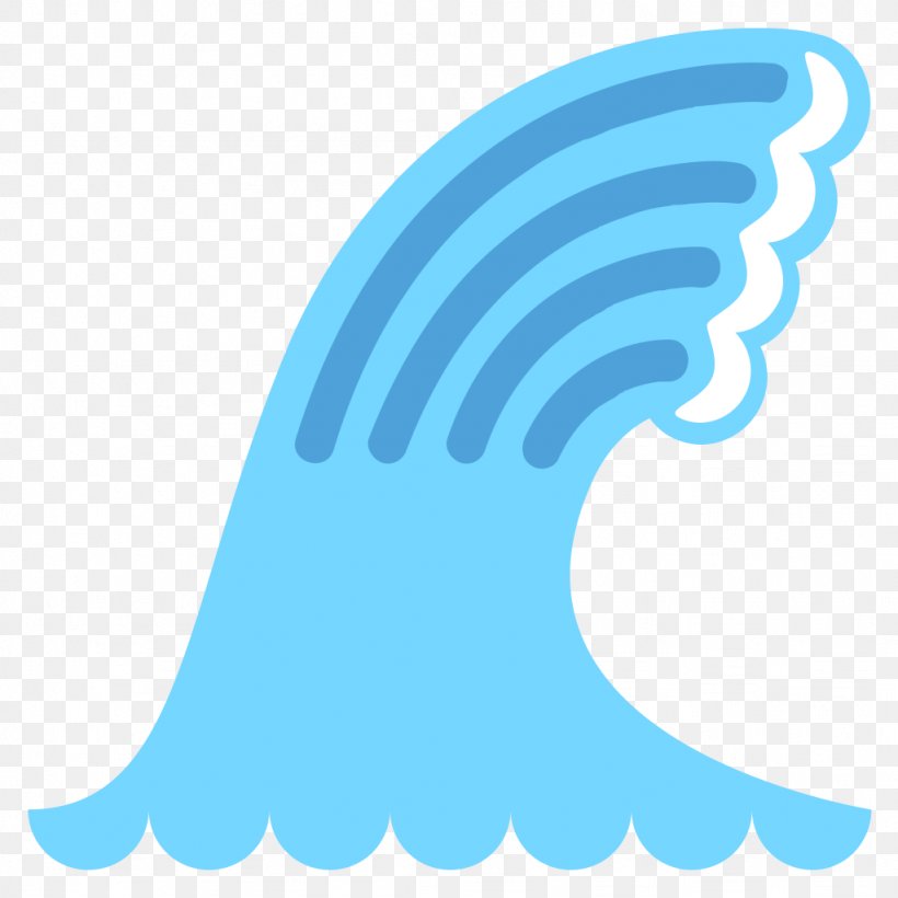 T-shirt Emoji Wind Wave Shaka Sign, PNG, 1024x1024px, Tshirt, Aqua, Area, Azure, Beak Download Free