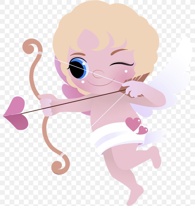 Cartoon Pink Clip Art Cupid Animation, PNG, 800x867px, Cartoon, Animated Cartoon, Animation, Cupid, Fictional Character Download Free