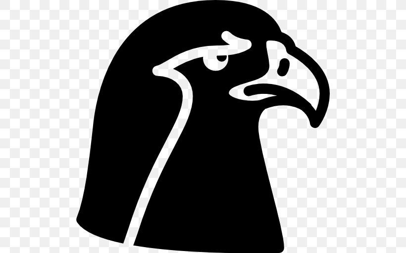 Falcon Beak Symbol Clip Art, PNG, 512x512px, Falcon, Airplane, Beak, Bird, Black And White Download Free