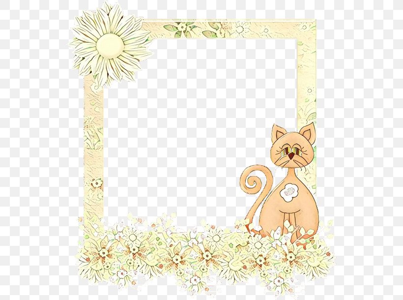 Floral Design, PNG, 550x610px, Cartoon, Cat, Floral Design, Flower, Meter Download Free