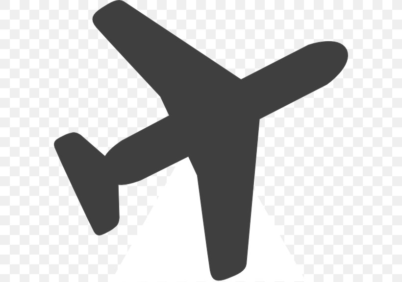 Airplane Flight Clip Art, PNG, 600x576px, Airplane, Air Travel, Aircraft, Black And White, Finger Download Free