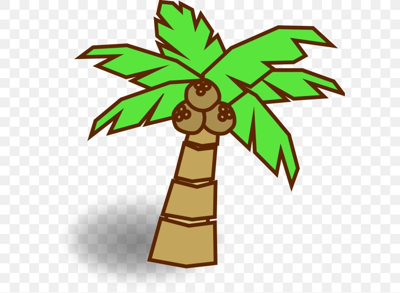Coconut Arecaceae Tree Clip Art, PNG, 594x601px, Coconut, Arecaceae, Artwork, Fictional Character, Flower Download Free