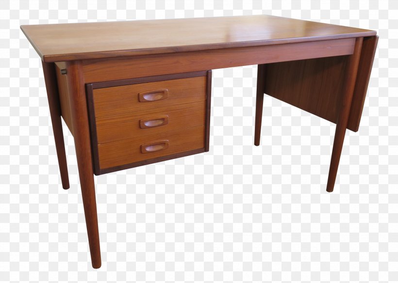 Desk Wood Stain Drawer, PNG, 3551x2532px, Desk, Drawer, Furniture, Table, Wood Download Free