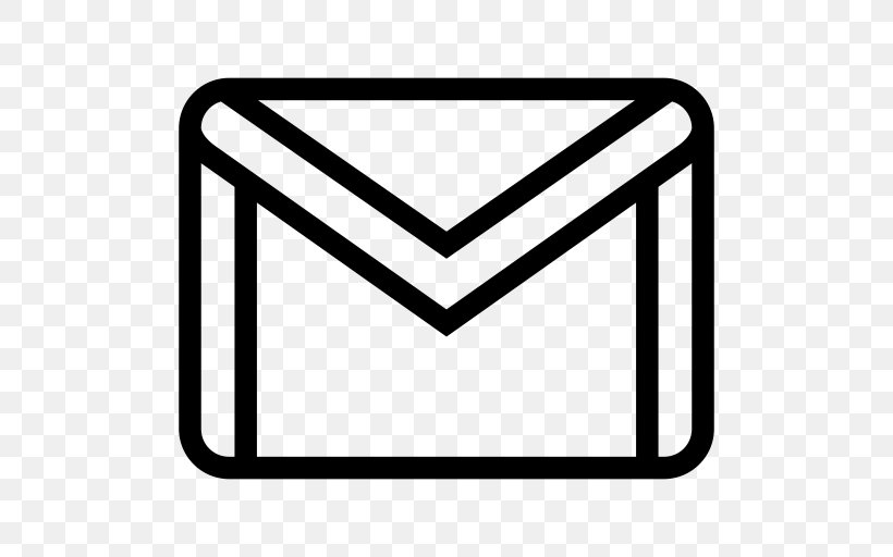 Gmail Logo Outlook.com, PNG, 512x512px, Gmail, Aol Mail, Area, Black And White, Decal Download Free