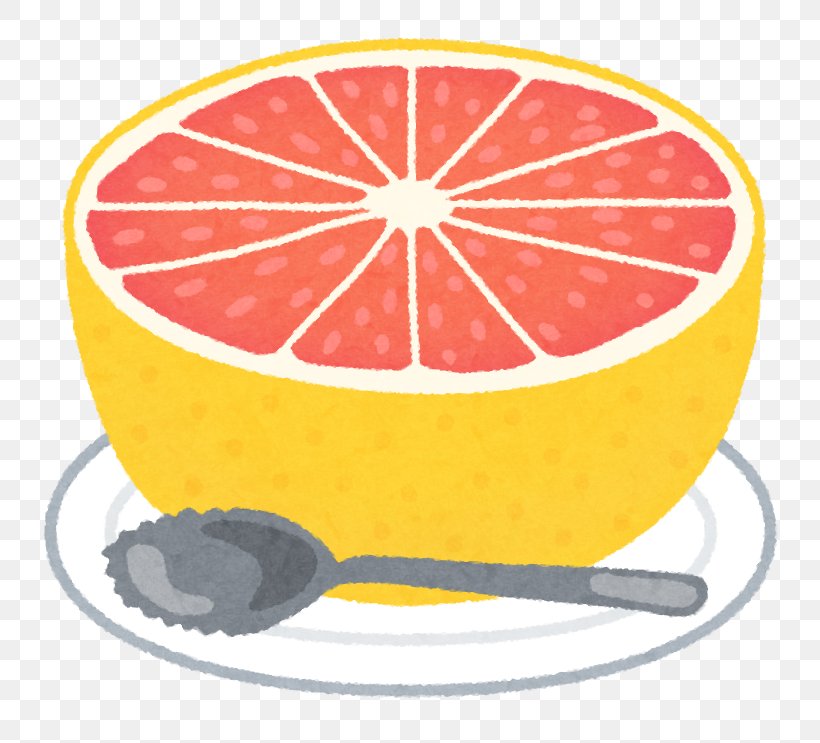Grapefruit Juice いらすとや Breakfast, PNG, 774x743px, Grapefruit, Breakfast, Dish, Eating, Food Download Free