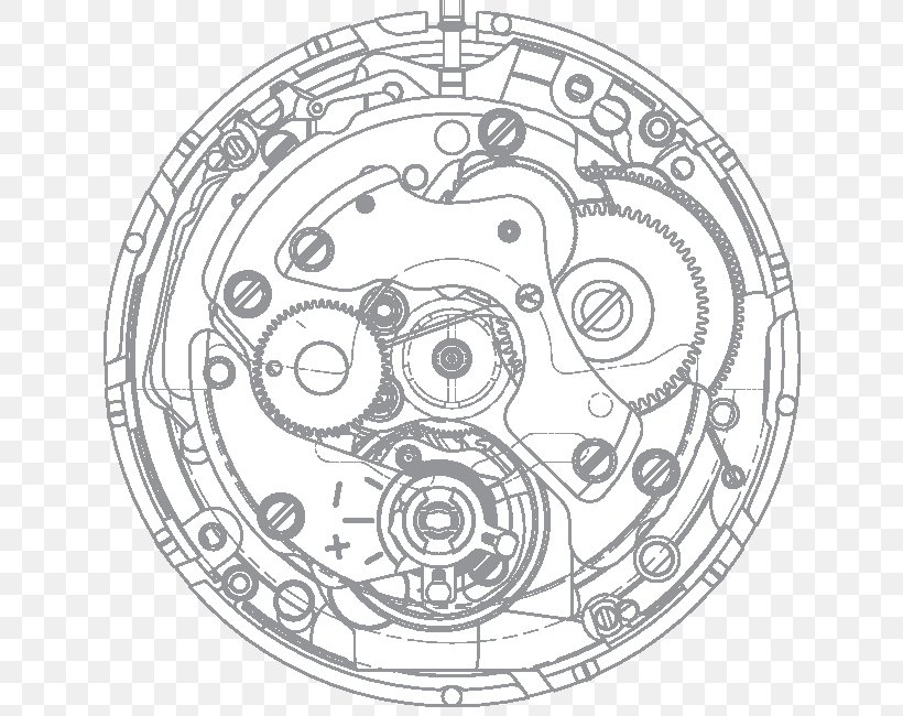 Automatic Watch Movement Seiko Mechanical Watch, PNG, 650x650px, Watch, Automatic Watch, Caliber, Coloring Book, Drawing Download Free