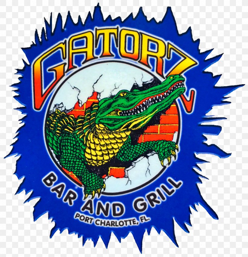 Gatorz Bar And Grill Logo Restaurant, PNG, 987x1024px, Bar, Americans, Brand, Charlotte County Florida, Crest Download Free