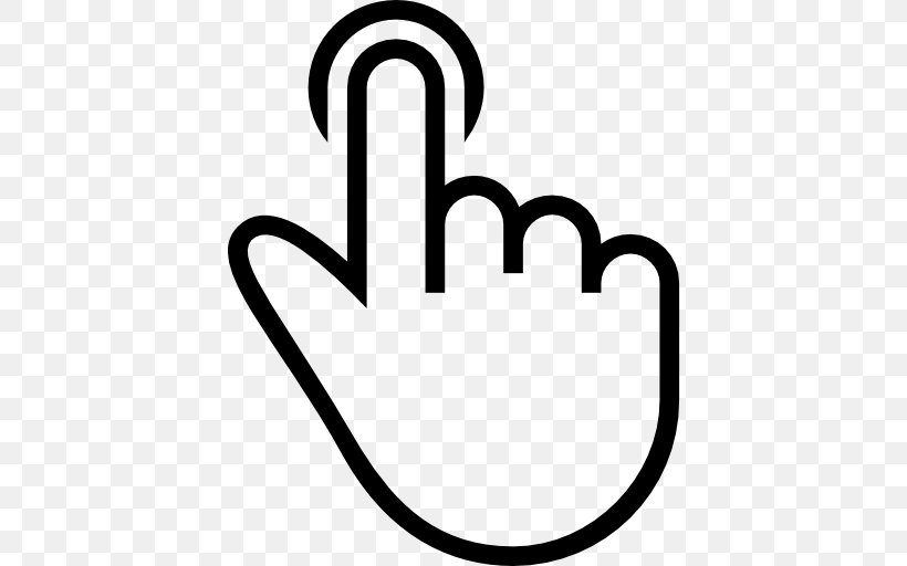 Index Finger Pointer Symbol, PNG, 512x512px, Finger, Area, Black And White, Gesture, Hand Download Free