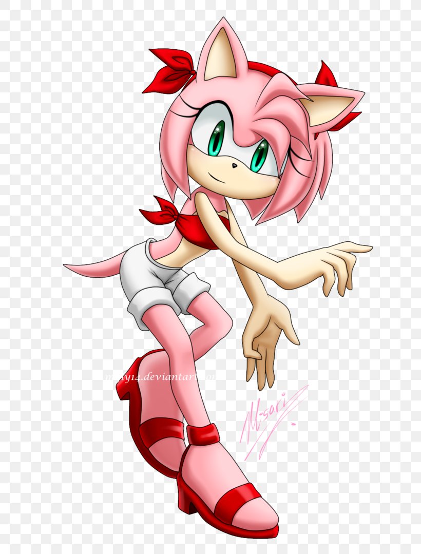 Amy Rose Mario & Sonic At The Olympic Games Shadow The Hedgehog Sonic Chaos Knuckles The Echidna, PNG, 741x1079px, Watercolor, Cartoon, Flower, Frame, Heart Download Free