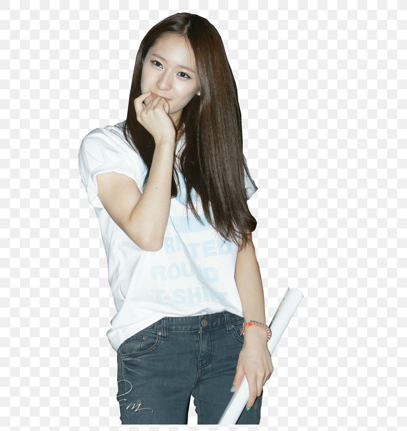 Krystal Jung I Am South Korea F(x) K-pop, PNG, 582x869px, Watercolor, Cartoon, Flower, Frame, Heart Download Free
