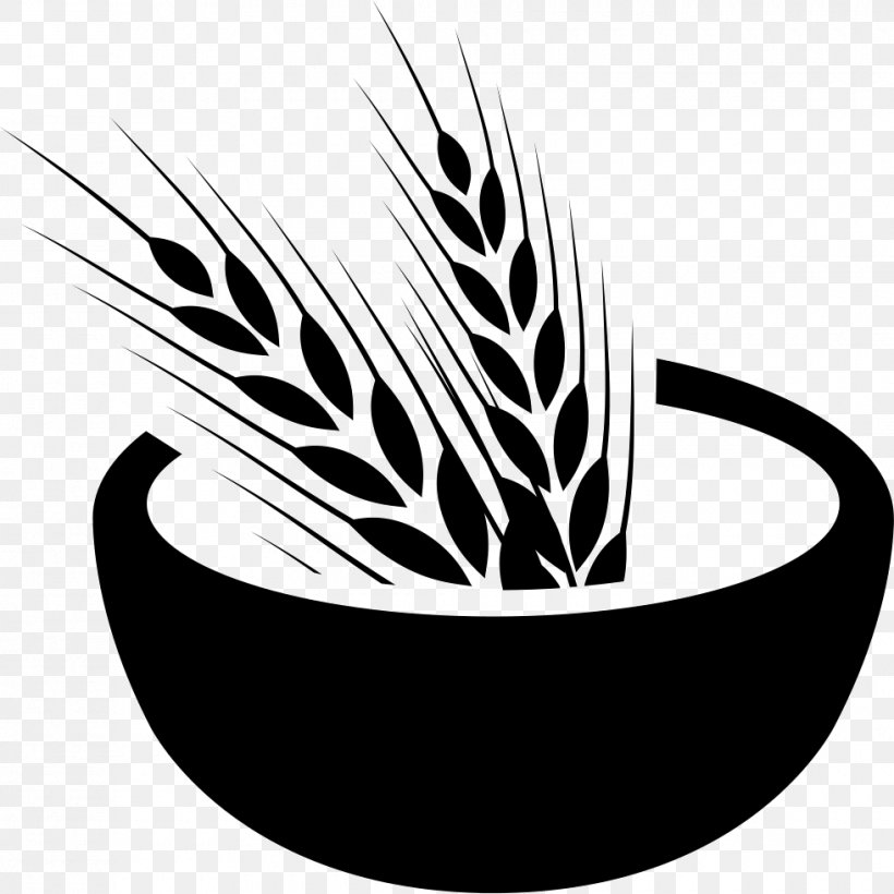 Cereal Wheat Grain Bran, PNG, 980x981px, Cereal, Black, Black And White, Bran, Bulgur Download Free