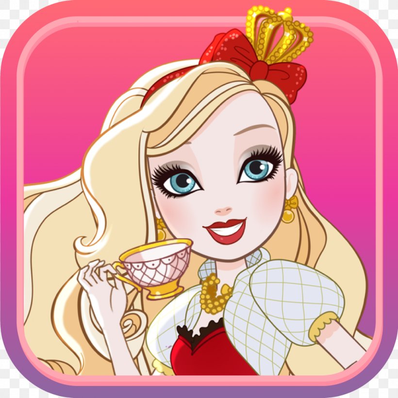 Ever After High™Tea Party Dash Doll Sonic Dash High Tea, PNG, 1024x1024px, Watercolor, Cartoon, Flower, Frame, Heart Download Free