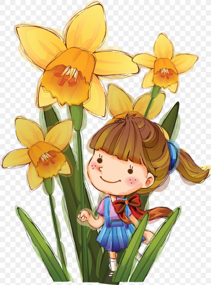 Flower Child Drawing Desktop Wallpaper Clip Art, PNG, 945x1276px, Flower, Art, Cartoon, Child, Continent Download Free