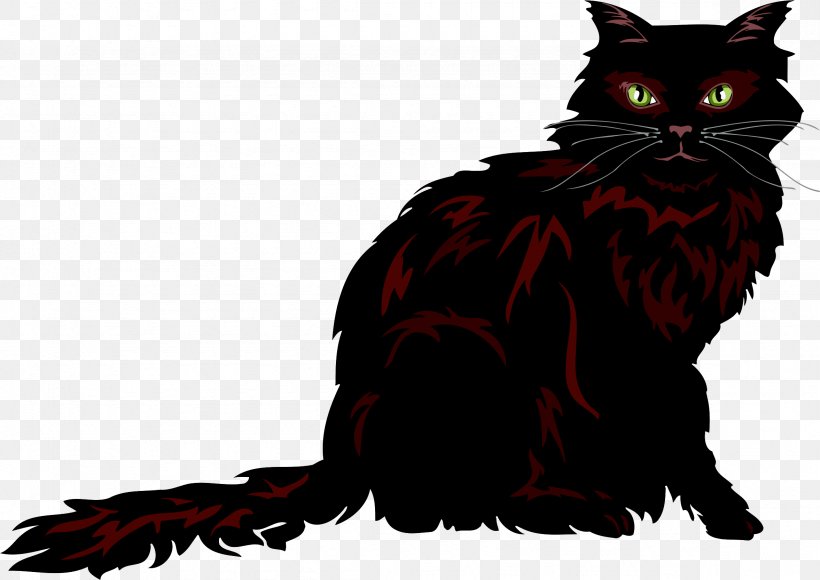 Black Cat Kitten Whiskers Persian Cat British Shorthair, PNG, 2355x1667px, Black Cat, African Wildcat, Beak, Black, British Shorthair Download Free