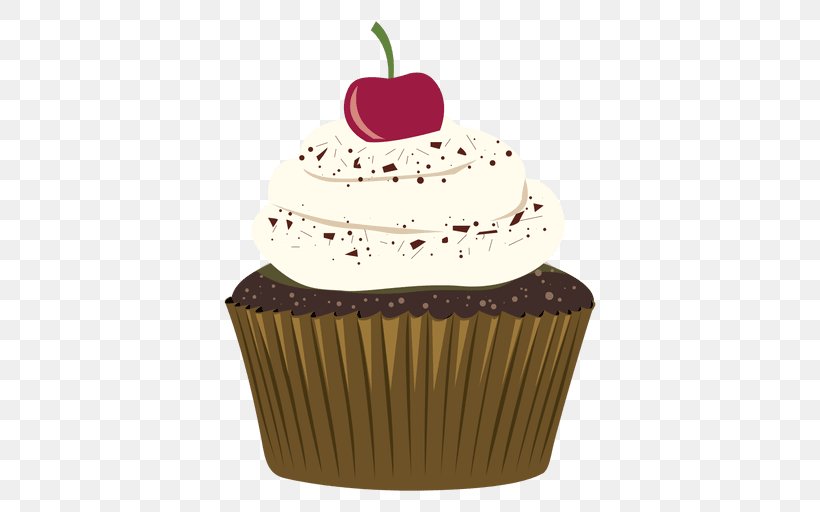 Cupcake Chocolate Cake Muffin Chocolate Brownie Birthday Cake, PNG, 512x512px, Cupcake, Baking Cup, Birthday Cake, Buttercream, Cake Download Free