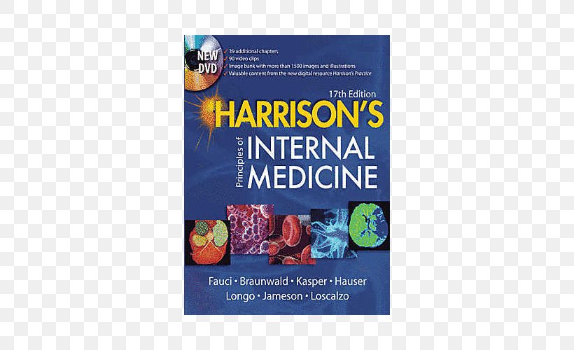 Harrison's Principles Of Internal Medicine, 17th Edition Atlas Der Anatomie Des Menschen, PNG, 500x500px, Atlas Der Anatomie Des Menschen, Advertising, Anthony Fauci, Book, Brand Download Free