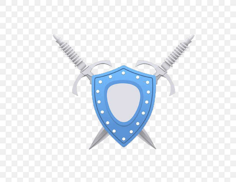 Shield Sword Download, PNG, 696x635px, 3d Rendering, Shield, Blue, Computer Graphics, Electric Blue Download Free