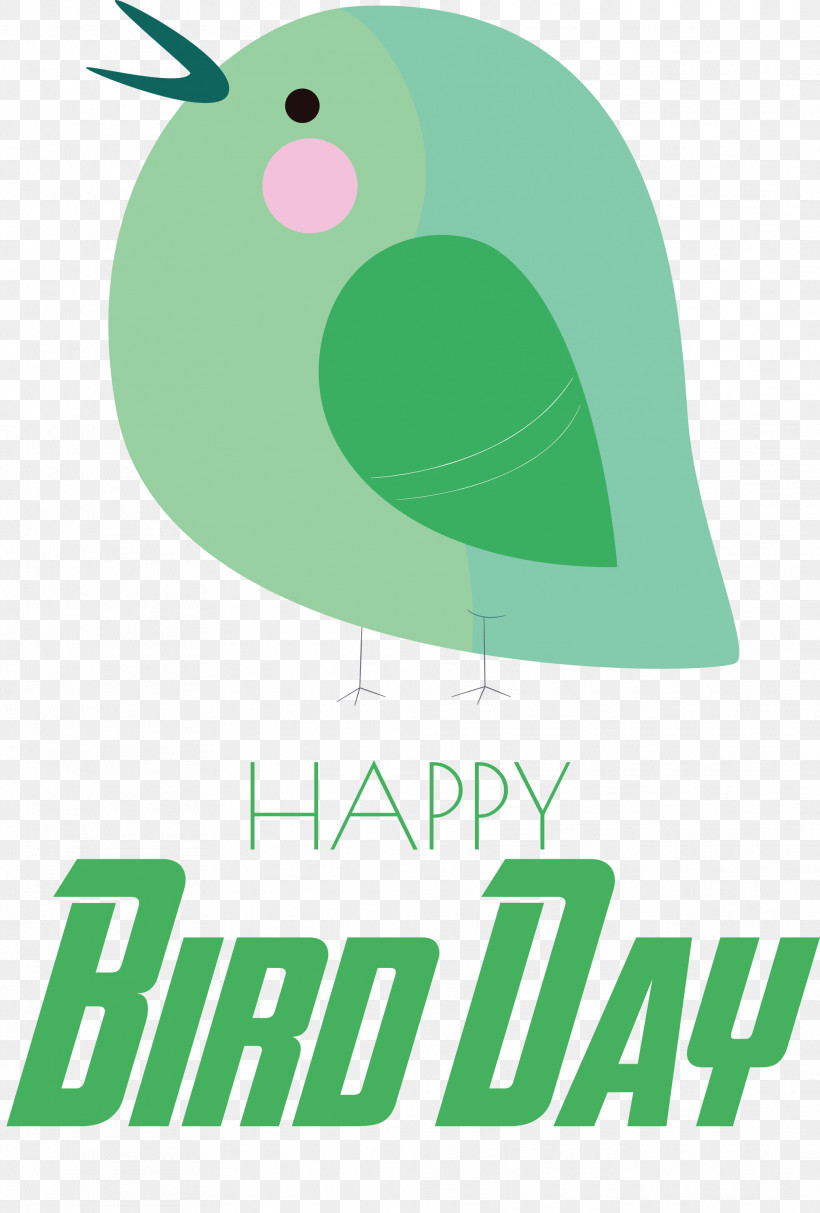 Bird Day Happy Bird Day International Bird Day, PNG, 2027x3000px, Bird Day, Beak, Biology, Green, Leaf Download Free