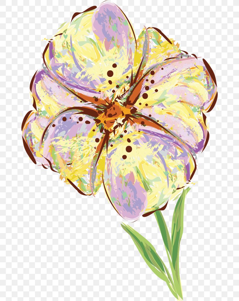 Floral Design Watercolor Painting, PNG, 684x1033px, Floral Design, Art, Cut Flowers, Deezer, Flower Download Free