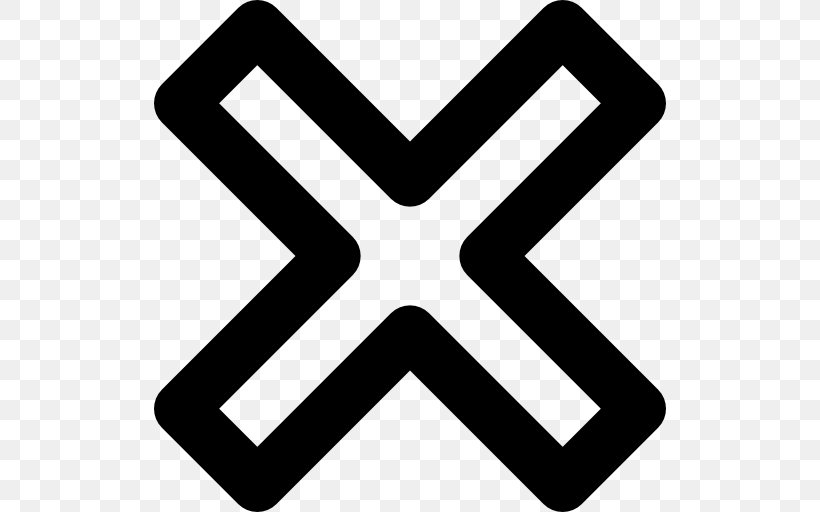 X Mark Clip Art, PNG, 512x512px, X Mark, Black And White, Check Mark, Cross, Logo Download Free